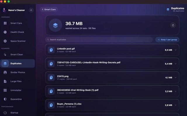 Duplicates